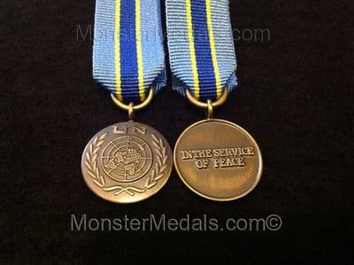 MINIATURE UNITED NATIONS CONGO MEDAL MONUC