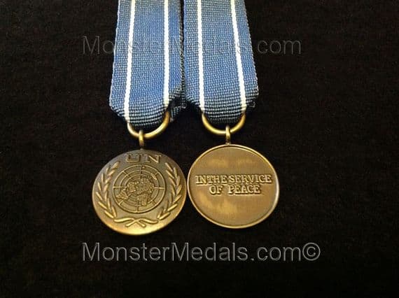 MINIATURE UNITED NATIONS CONGO MEDAL ONUC (1st MEDAL)