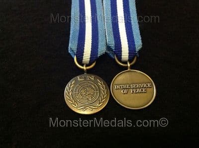 MINIATURE UNITED NATIONS EL SALVADOR MEDAL ONUSAL