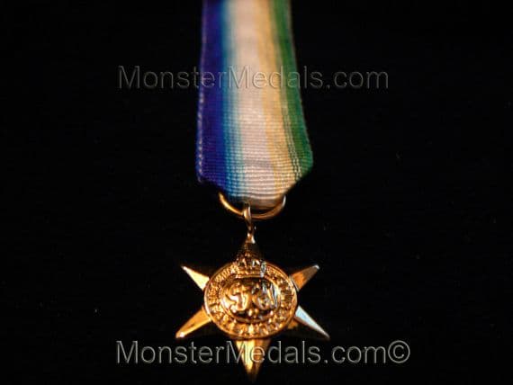 MINIATURE WW2 ATLANTIC STAR