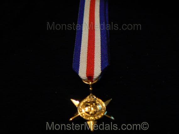 MINIATURE WW2 FRANCE & GERMANY STAR