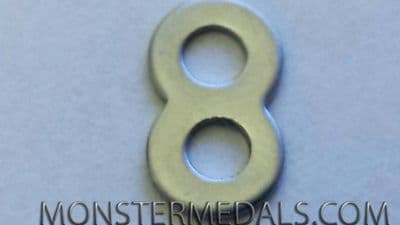 Numeral no 8 for WW2 Africa Star Ribbon Bar