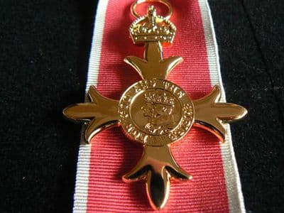 ORDER BRITISH EMPIRE MEDAL O.B.E CIVILIAN FULL SIZE REPLACEMENT COPY