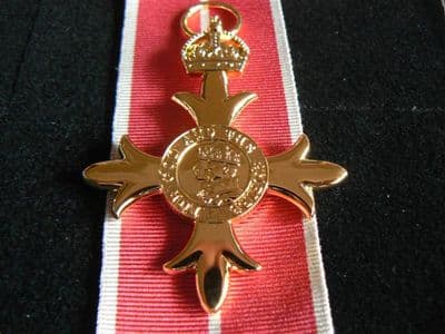 ORDER BRITISH EMPIRE MEDAL O.B.E MILITARY FULL SIZE REPLACEMENT COPY