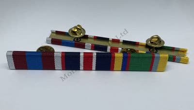 Platinum Jubilee 2022 - Coronation 2023 & Cadet Forces LSGC  Ribbon Bar (Pin on Stud)