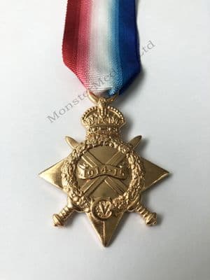 WW1 1914-15 Star Full Size Replacement Copy Medal