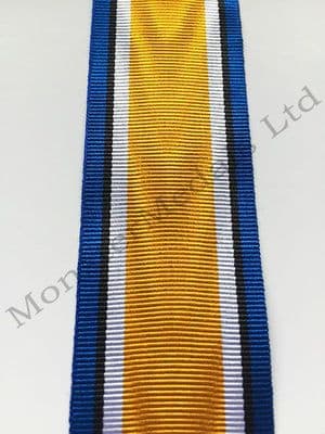 WW1 British War Medal BWM Full Size Medal Ribbon