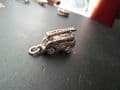 5n silver vintage traditional fire engine charm with a moveable ladder.