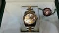 Q175 Gents 18ct gold Rolex Datejust Turn-O-Graph full set in rare mint condition watch