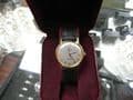 Q182 Gents original 18ct gold Omega Seamaster De Ville automatic wrist watch
