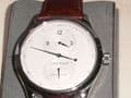 Q183 Mens / Gents Rare Louis Erard regulator glass back wrist watch