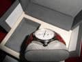 Q183 Mens / Gents Rare Louis Erard regulator glass back wrist watch