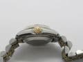 Q216 Ladies 18k gold and steal rolex oyster date watch with papers near mint