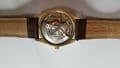 Q217 gents/mens Rolex solid 14ct gold oyster perpetual 1007 watch box and papers