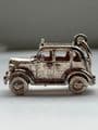 Rare Nuvo vintage tested sterling silver charm of an old London taxi