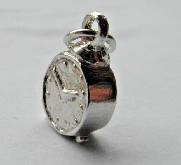 Genuine Pandora Silver Alarm Clock Charm main image 1