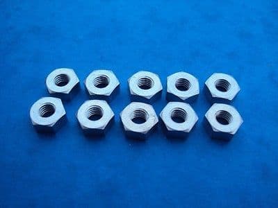 1/4 CYCLE THREAD NUTS 26TPI X 10  BRITISH CLASSIC AJS BSA TRIUMPH ETC