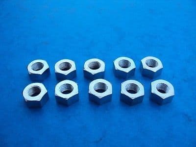 3/8 CYCLE THREAD NUTS 26TPI X 10  BRITISH CLASSIC AJS BSA TRIUMPH ETC