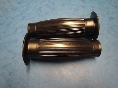 BSA NORTON TRIUMPH BLACK HANDLEBAR GRIPS BESTON  A65 COMMANDO T140 TIGER TRIDENT