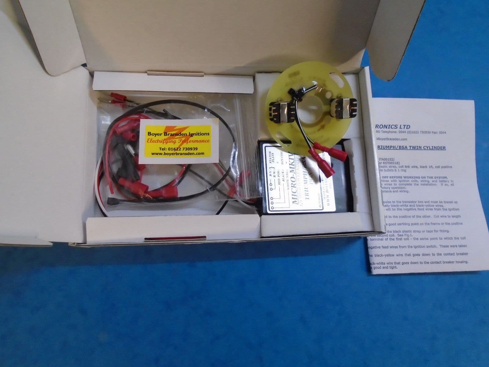 BSA TWINS BOYER MK4 IGNITION SYSTEM 00052 196372 A50 A65T A65 LIGHTNING