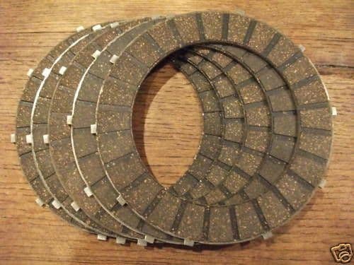 CLUTCH FRICTION PLATE X5    57-1362A    LIGHT ALLOY TRIUMPH/BSA TWINS