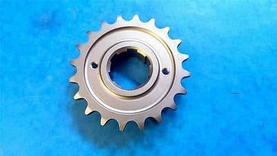 Engine and gearbox sprockets