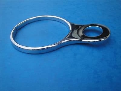 GENUINE TRIUMPH CHROME CLOCK BRACKET 97-4026 1971-78 T120 TR7 T140 BONNEVILLE
