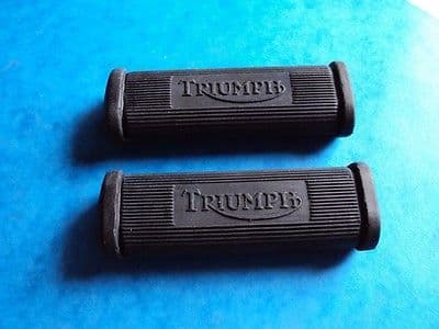GENUINE TRIUMPH PILLION FOOTREST RUBBER X2  1938-70  3TA  5T TIGER100  6T  T120