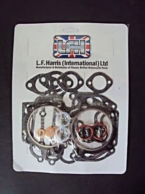 GENUINE TRIUMPH TOP END DE-COKE GASKET SET TR7 T140 BONNEVILLE 1973 ON
