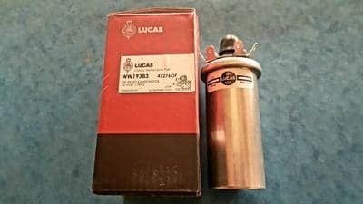 LUCAS  12 VOLT OIL FILLED IGNITON COIL  LU47276 OF  17 M 12  BSA NORTON TRIUMPH