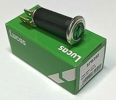 LUCAS GREEN HEADLAMP WARNING LAMP WITH 12 VOLT BULB 1966-83 BSA NORTON TRIUMPH