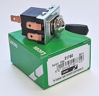 LUCAS LIGHTING TOGGLE SWITCH LU31780  2 POSITION 1971-74  NORTON COMMANDO