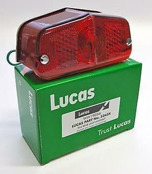 LUCAS REAR LAMP L564 1955-70  BSA NORTON TRIUMPH AMC  BRITISH BIKES