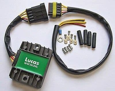 LUCAS RECTIFIER/REGULATOR 12 VOLT FOR 3 LEAD STATOR 200W BSA NORTON TRIUMPH