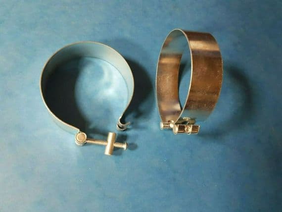 PISTON RING COMPRESSOR X2  60-65MM   1938-58  TRIUMPH 5T T100 TIGER  TR5 TROPHY