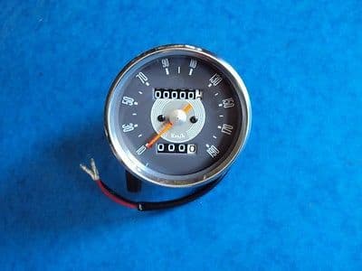 SMITHS TYPE GRAY FACE SPEEDOMETER KPH BSA A65 NORTON TRIUMPH BONNEVILLE