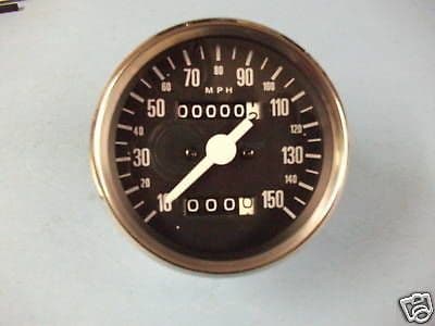 SPEEDOMETER FOR TRIUMPH T140 TR7 1978 ON VEGLIA TYPE