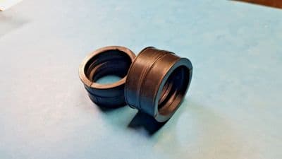 TRIUMPH BING CARB INLET MANIFOLD RUBBER X2   60-7400   1982-83  T140E TSX TSS