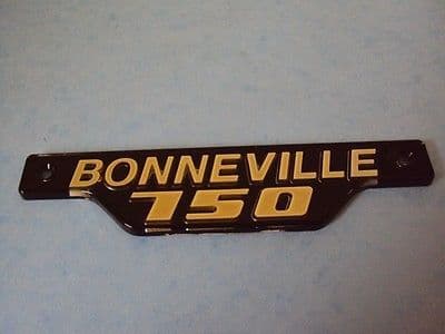 TRIUMPH BONNEVILLE 750  T140E SIDE PANEL BADGE 83-7317 GOLD