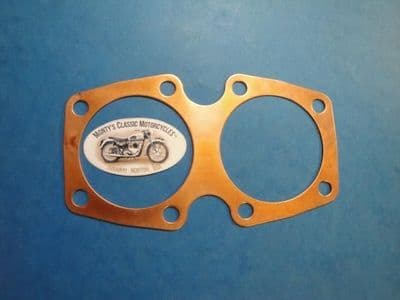 TRIUMPH COPPER CYLINDER HEAD GASKET E 4015  1960-66  5TA T100A T100SS