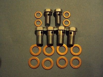 TRIUMPH CYLINDER HEAD OIL DRAIN BOLT SET  5T T100 TIGER110 6T 1938- 62