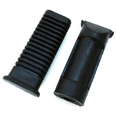 TRIUMPH FRONT FOOTREST RUBBERS 83-7256/59 1979-83 TR7 T140E T140ES