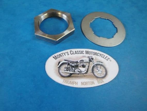 TRIUMPH GEARBOX SPROCKET NUT 57-1434  1957-66  T21 3TA TIGER90 5TA T100SS