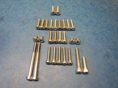 TRIUMPH ORIGINAL PHILIPS  ENGINE COVER  SCREW SET 1971-72 TR6 T120 BONNEVILLE