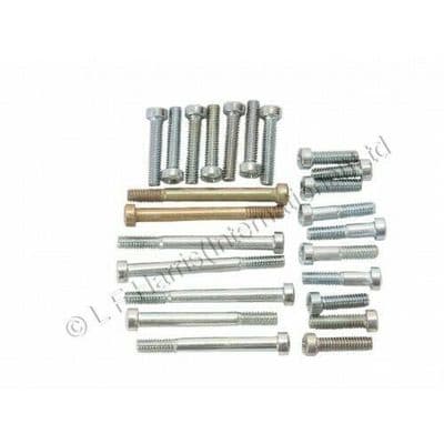 TRIUMPH PHILIPS ENGINE COVER SCREW SET 00-0080 1968-74 T100S T100C T100R