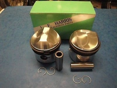 TRIUMPH PISTONS 1968-73 500CC 69MM STD 9:1 COMP  TIGER100 T100C T100R DAYTONA