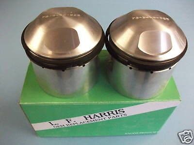 TRIUMPH PISTONS 70-9488 650cc  9:1 +040  1956-73 6T TR6 T120 BONNEVILLE
