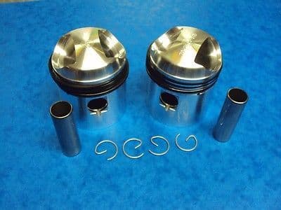 TRIUMPH PISTONS TIGER T100 PRE UNIT 63MM +020  9:1  1939-58 CP161/20