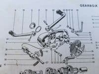 TRIUMPH PRE UNIT CLUTCH LEVER T487 1938-57 5T TR5 6T T100 T110 TR6
