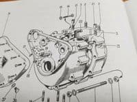 TRIUMPH PRE UNIT CRANKCASE INNER SCREW x 2  E 1647  1938-62  5T TR5 6T T110 TR6 T120